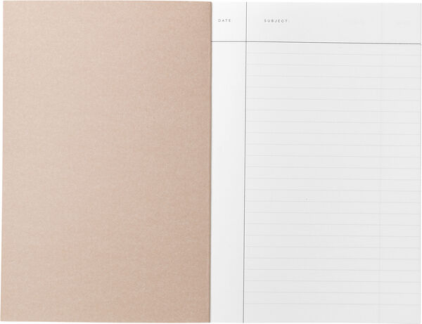 Lille notesbog, røde striber