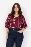Curvy WA-NELLY 1 Bluse Bordeaux