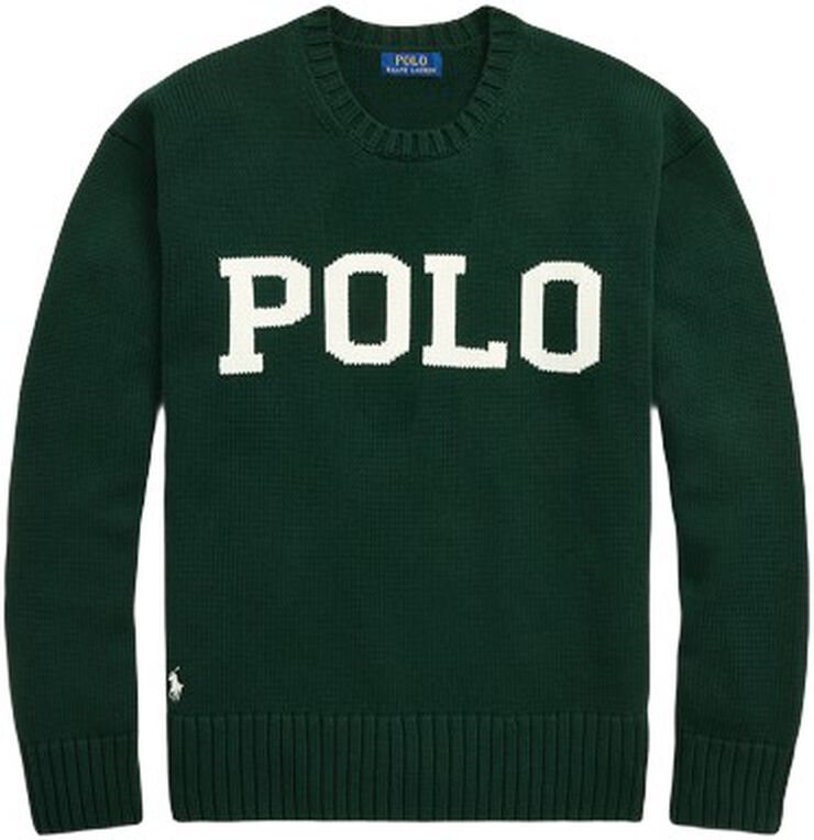 Big Fit Logo Cotton Sweater