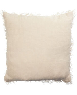 LINEN/OFF WHITE, PYNTEPUDE 48x48 CM