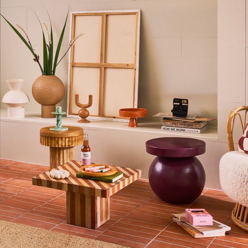 Urban Nature Culture candle holder Talon, off white