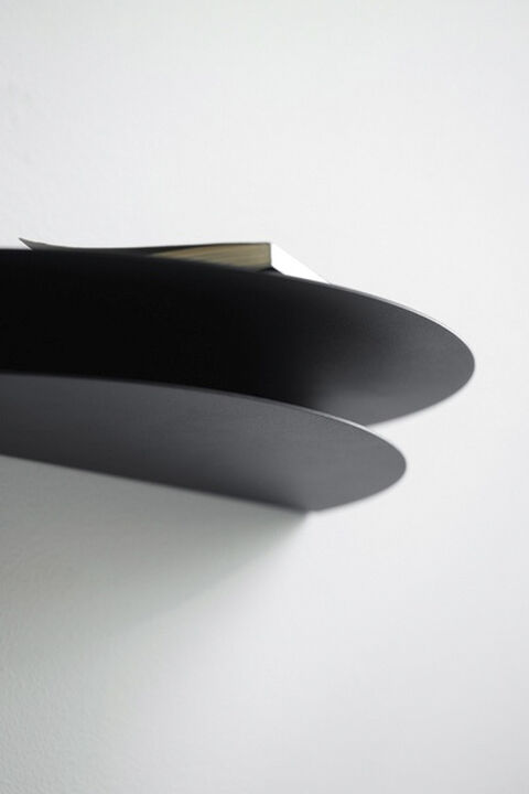 Half Moon Shelf: Warm Grey: Small