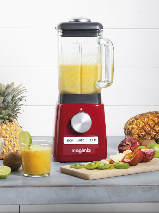 "Blender Power 4 1300 watt 1,8 liter Röd"