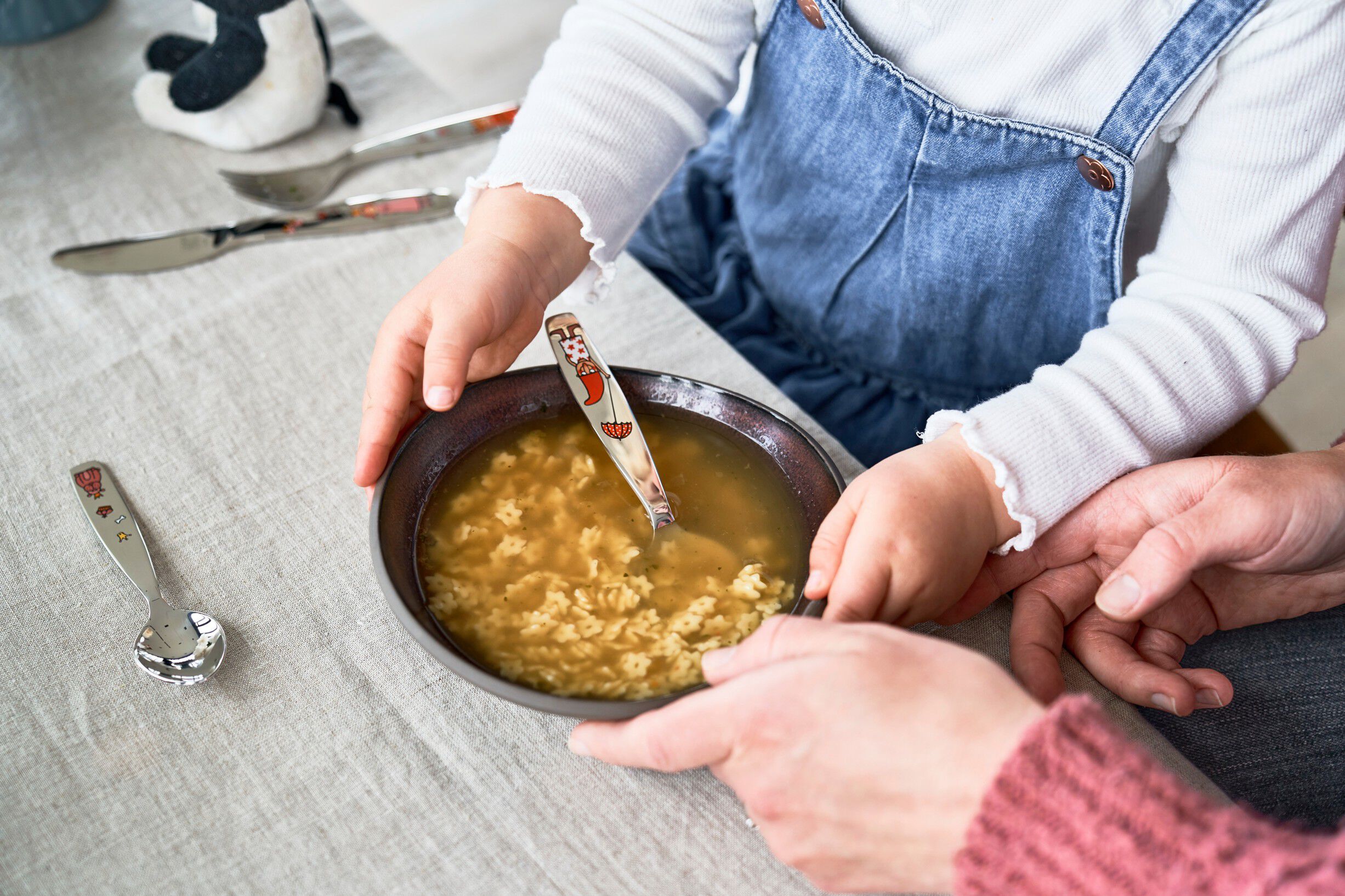 Prinsesse Emilie B&oslash;rnebestik s&aelig;t 4-dele, Poleret