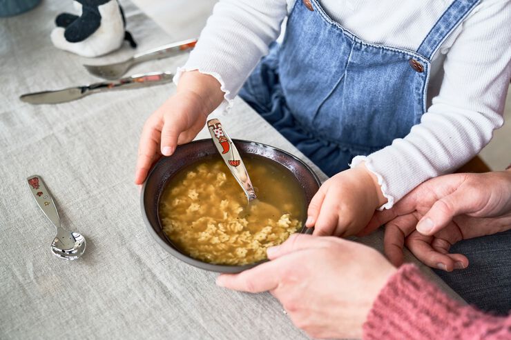 Prinsesse Emilie Børnebestik sæt 4-dele, Poleret
