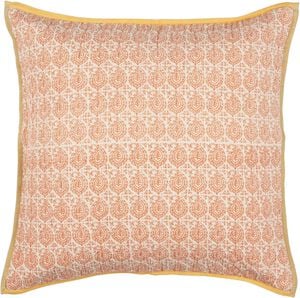 Pude Vigga m/br&aelig;ndt orange print