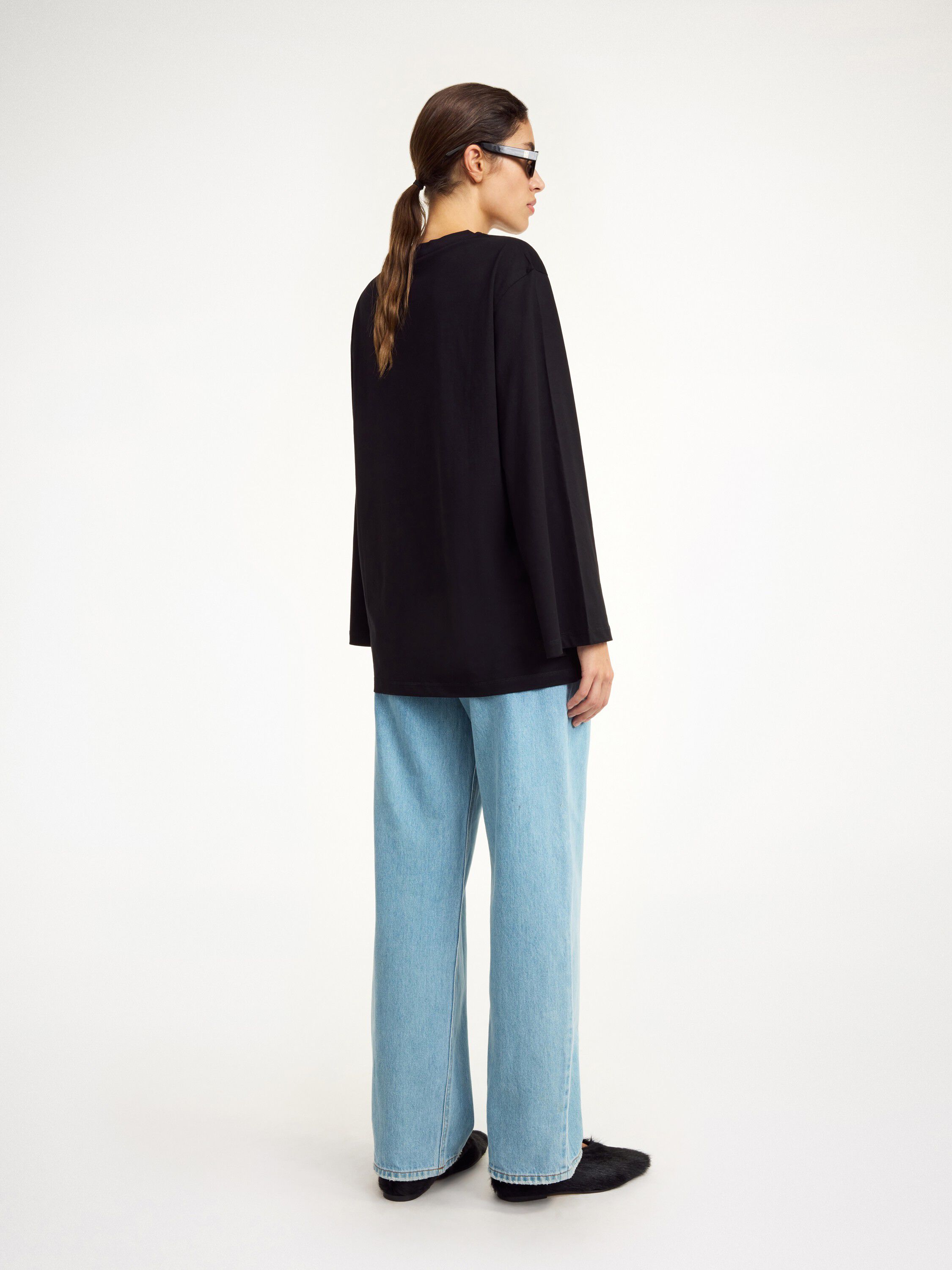 Fayeh langermet T-skjorte