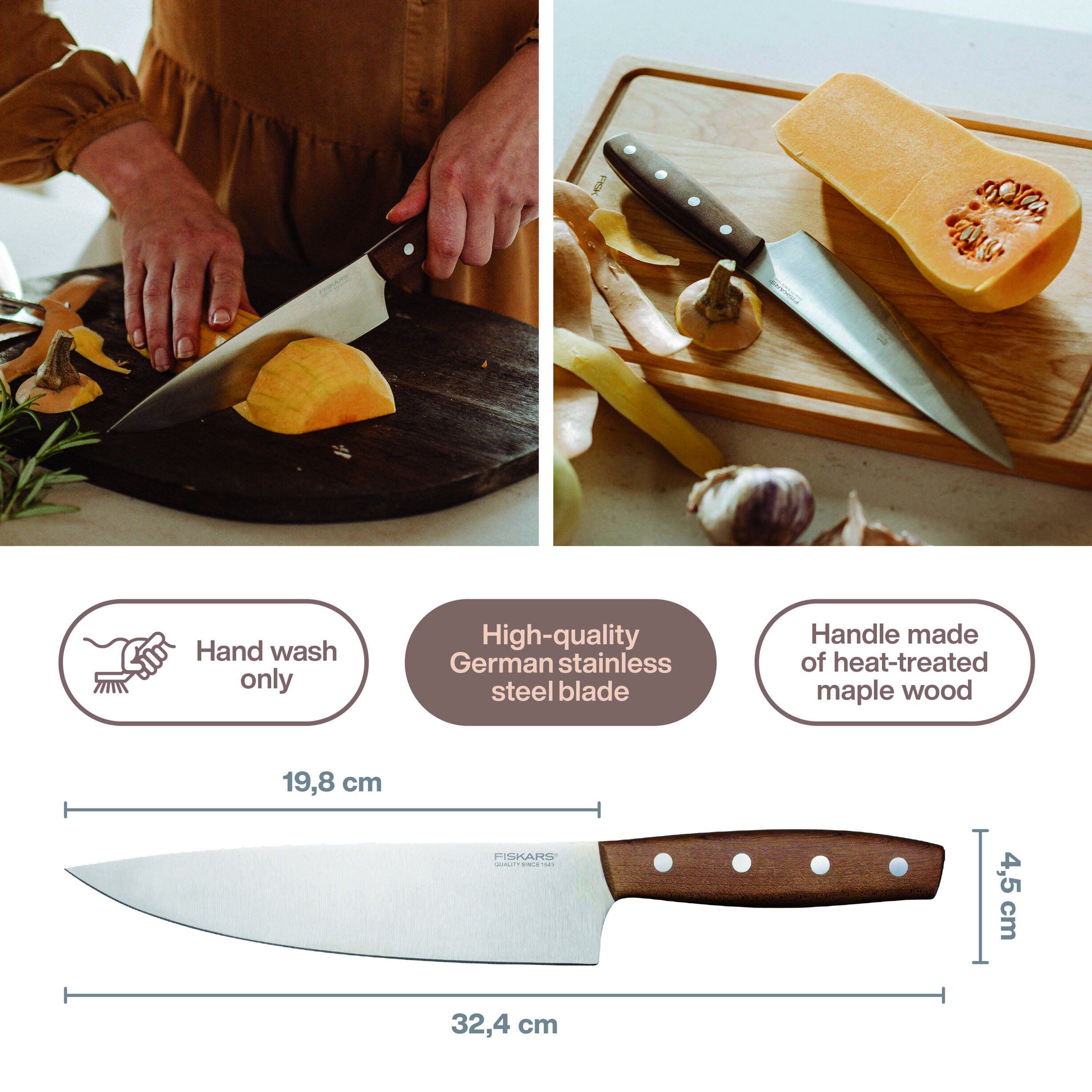 Folken Kokkekniv 20cm