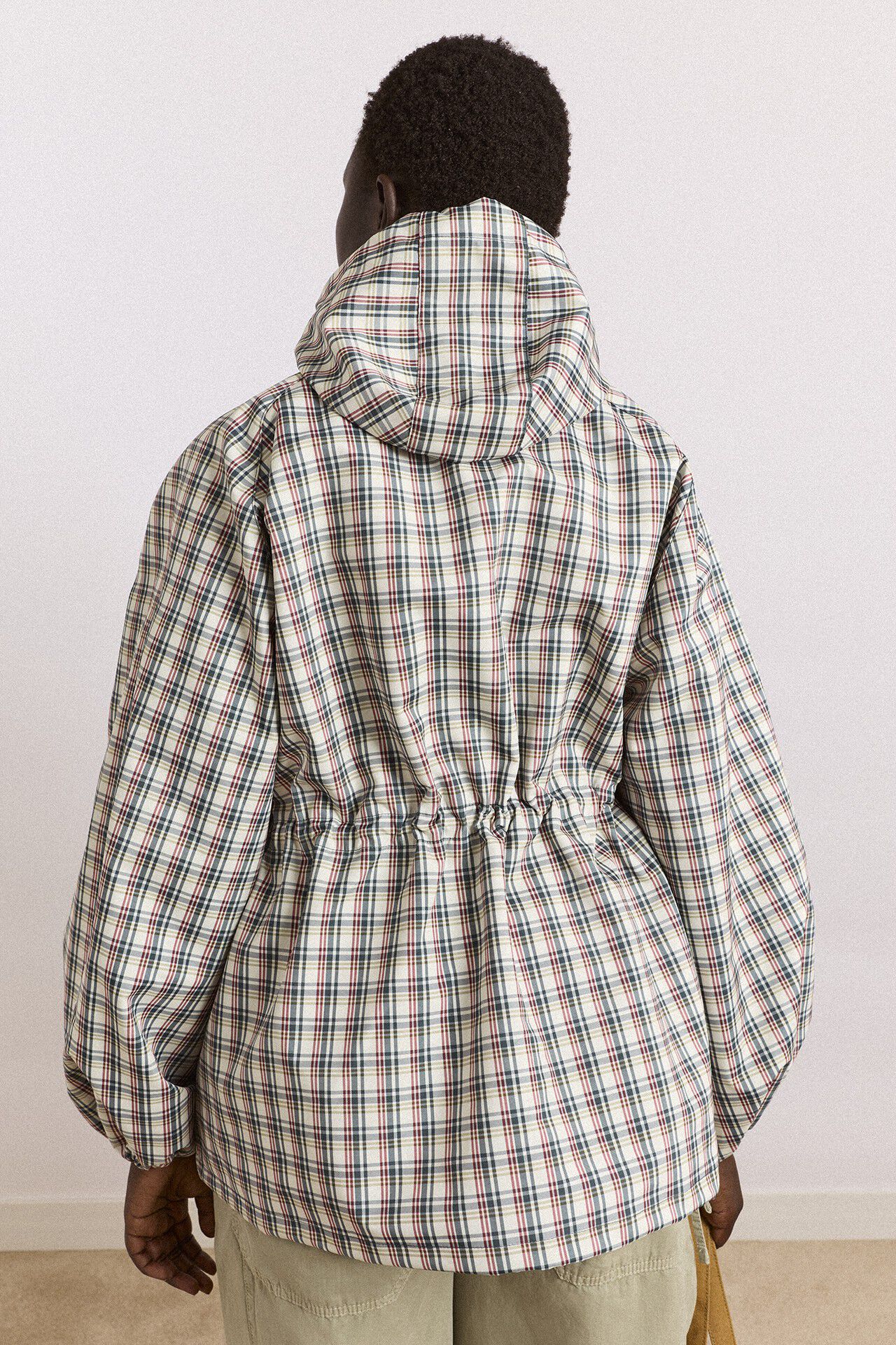 LIU RAINCOAT - ELDERBERRY CHECK