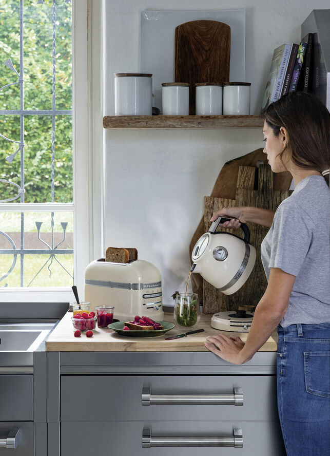 Artisan vannkoker krem 1,5 liter L21cm B26,3cm H21