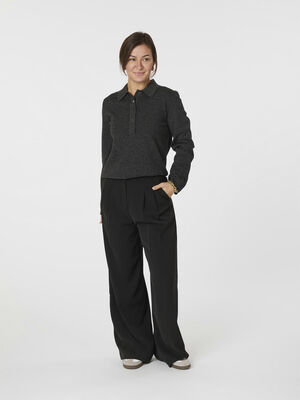 Genea Knit Polo Blouse