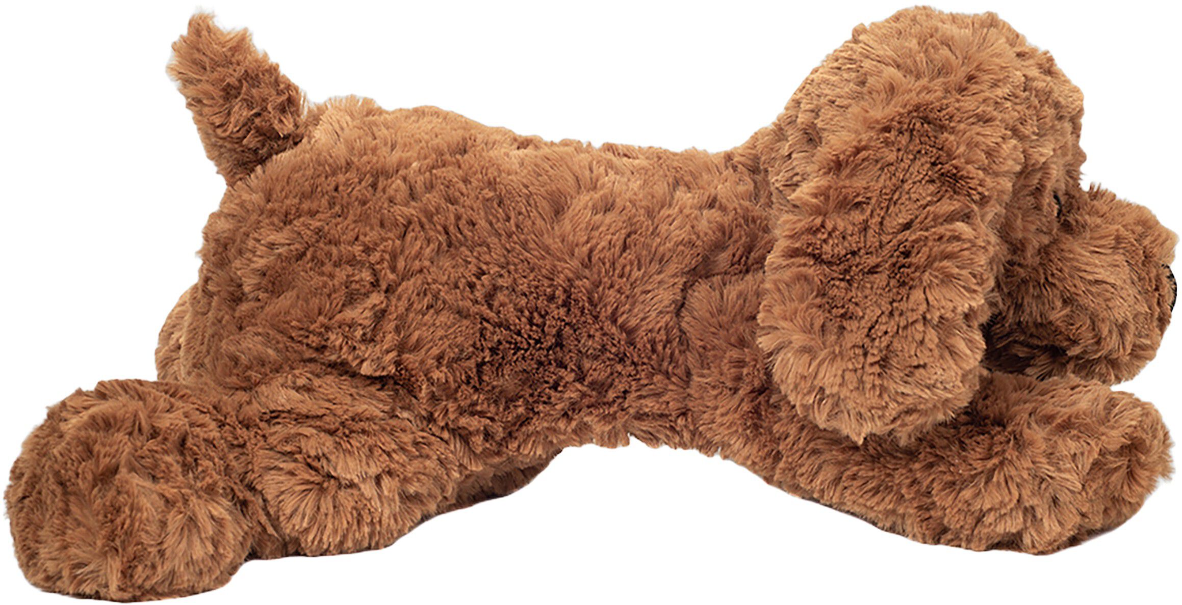Teddy Hermann - Liggende hund brun 30 cm