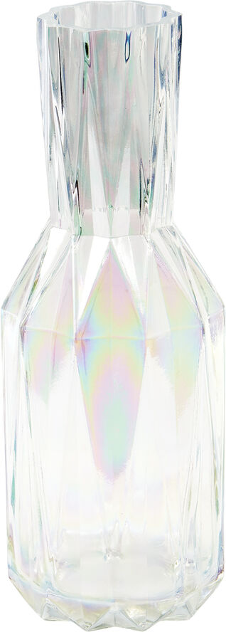 vase folds glass luster L