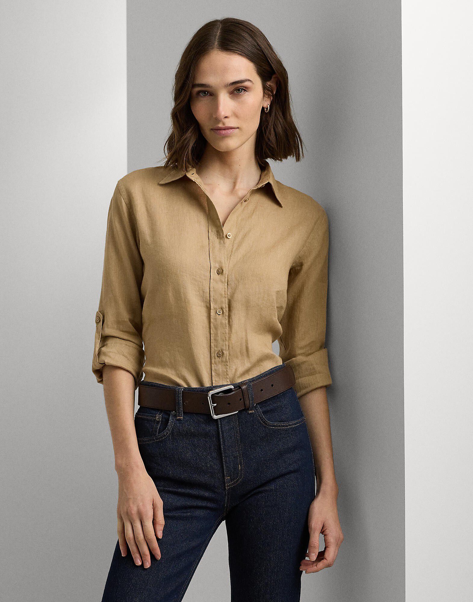 Relaxed Fit Linen Shirt