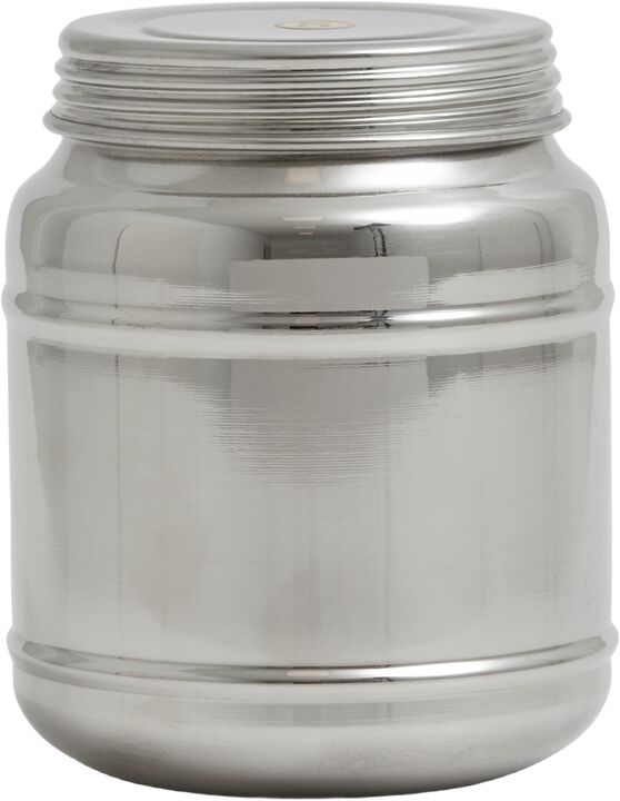 CANI can w/lid, high, M, stainless steel