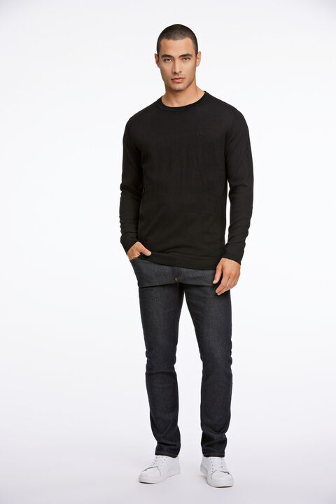 Merino strik med rund hals