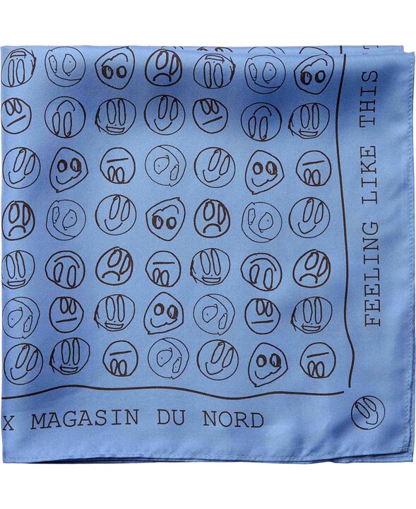 Røde Kors tørklæde - 53x53cm - 100% Silke