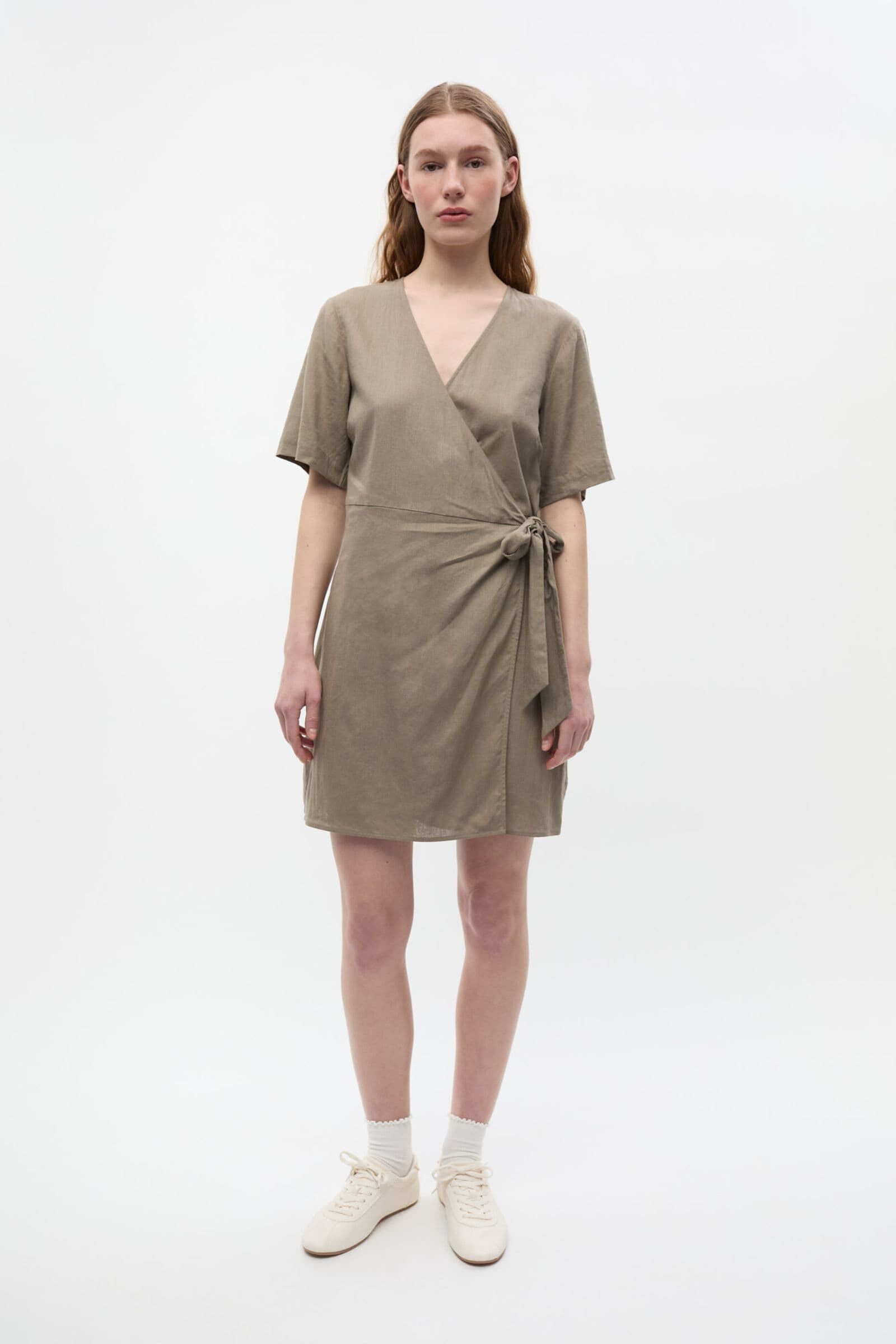 ENMARTINA SS WRAP DRESS 7244