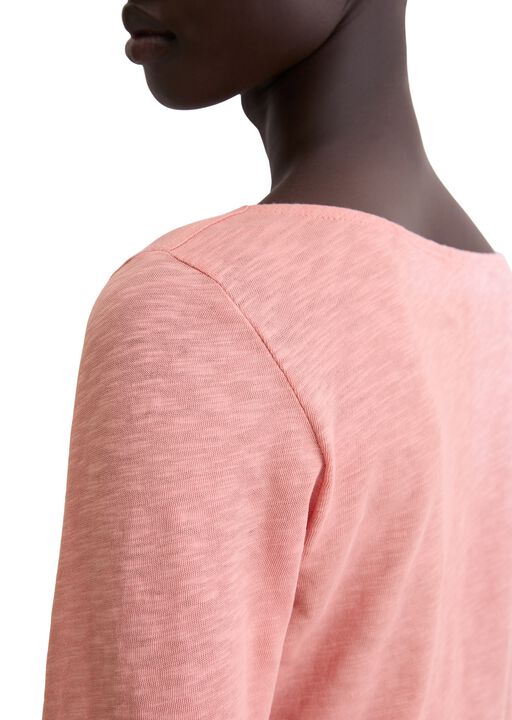 T-shirt, long sleeve, boat neck