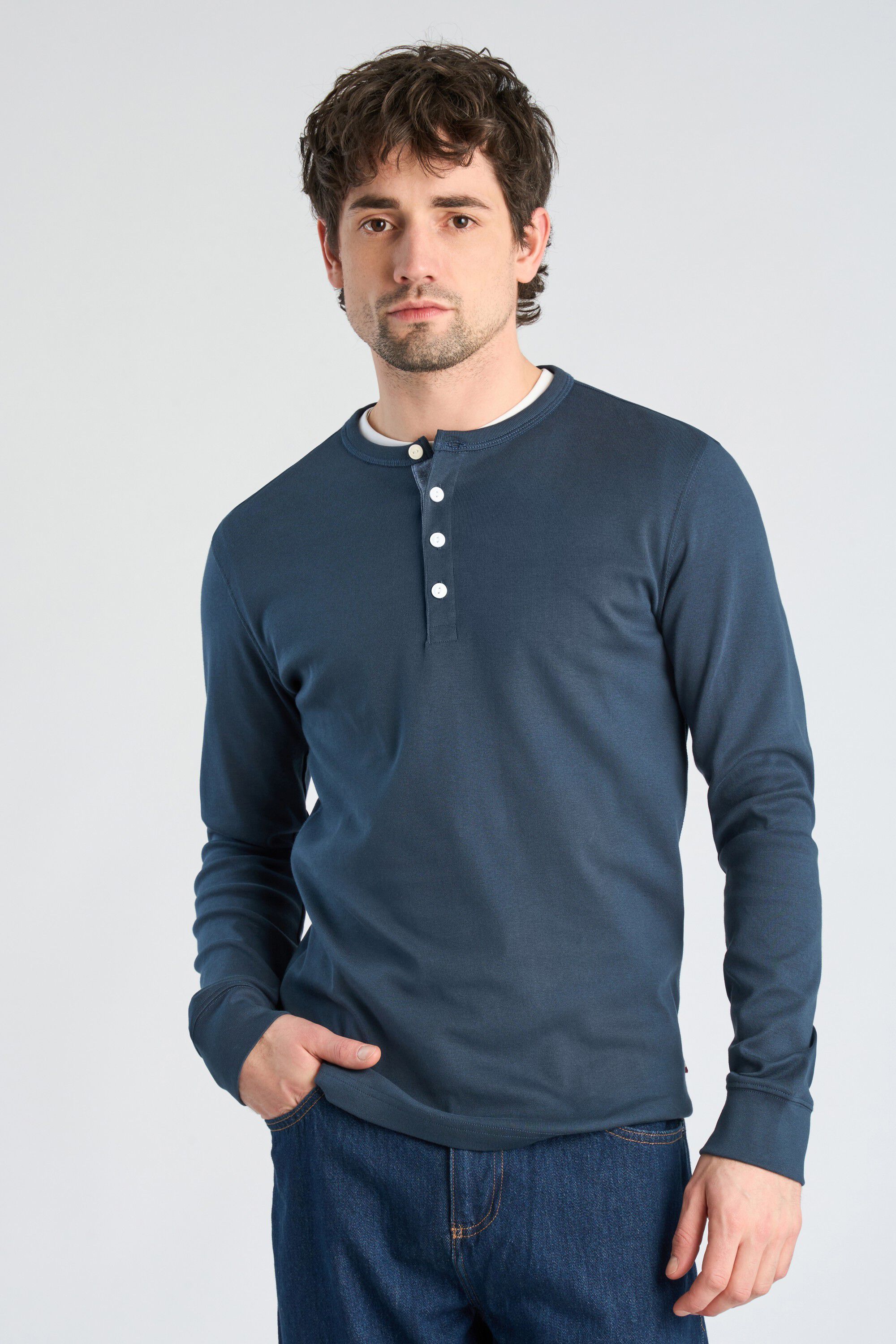 Solid granddad L/S