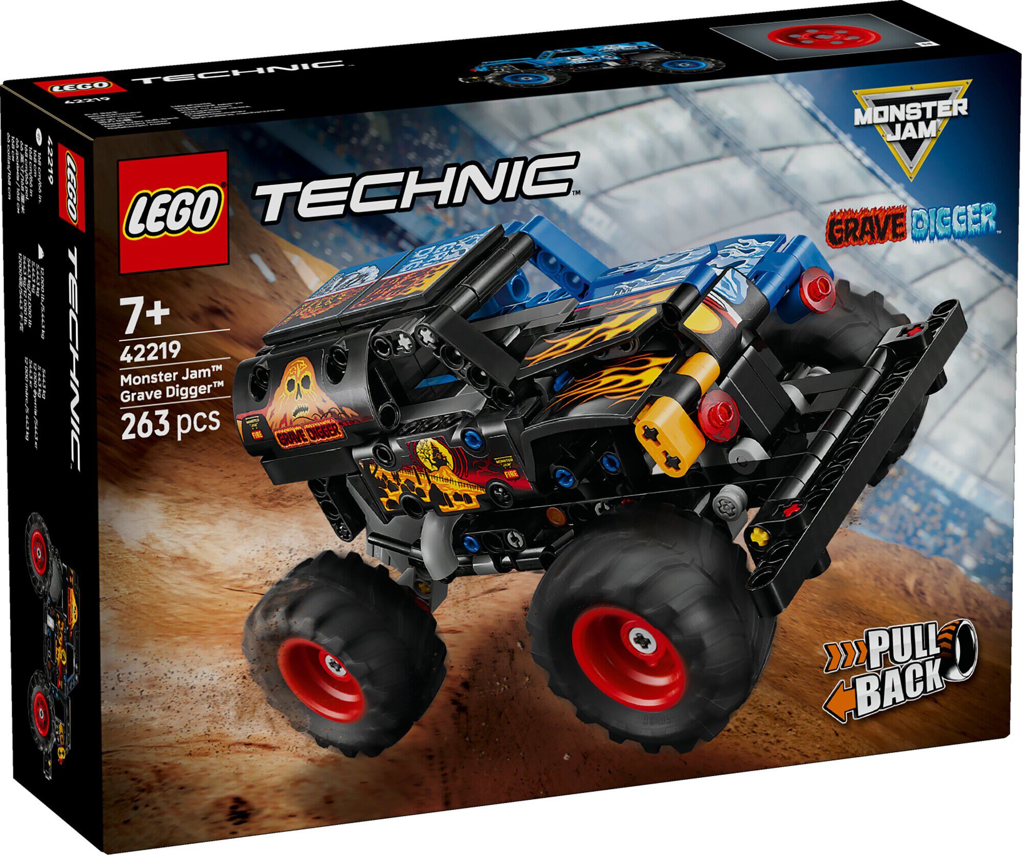 Monster Jam Grave Digger Fire and Ice 42219