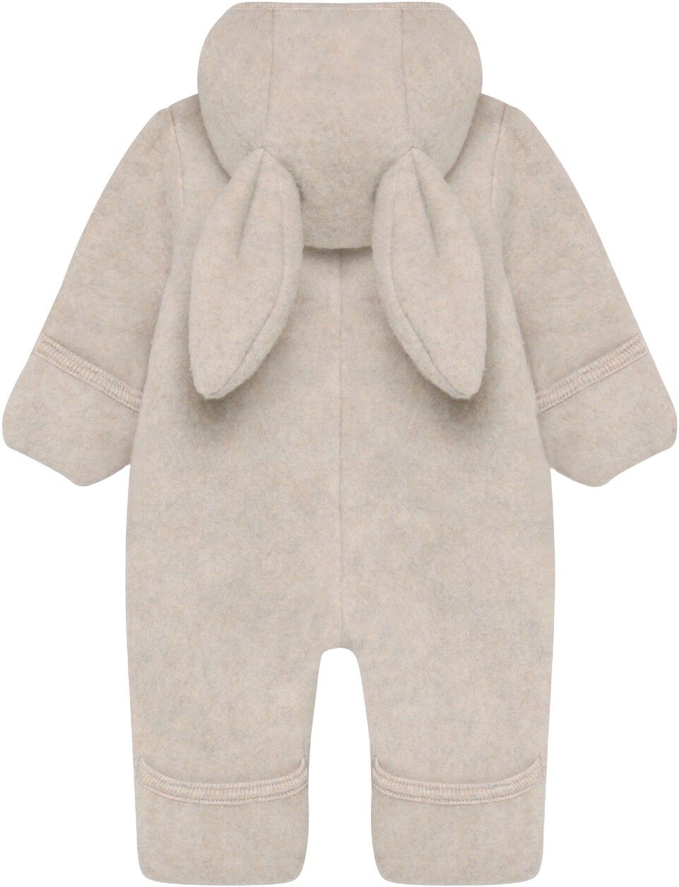 Pram Suit Ears Wool Fleece