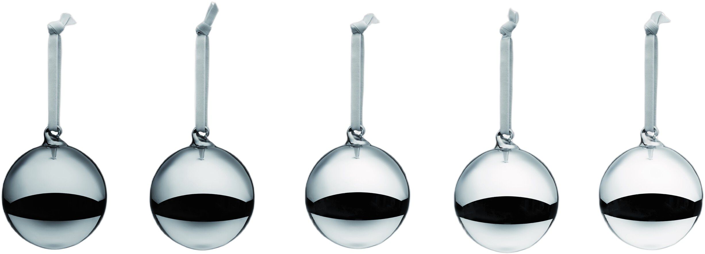 Iittala glaskugler 80mm blank 5 dele