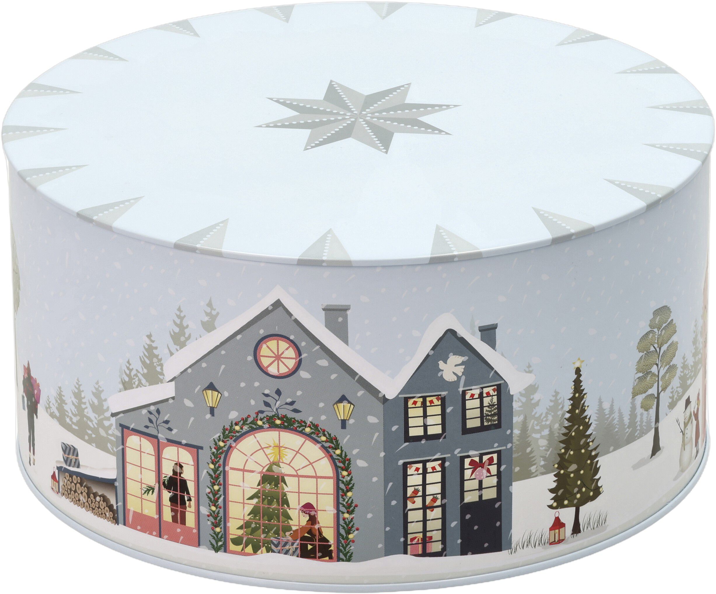 Kakebokssett Vinter 22x12/20x10 cm Crystal Rose/Ice Blue