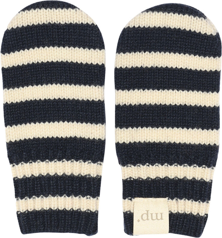 Bergen striped mittens