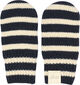 Bergen striped mittens