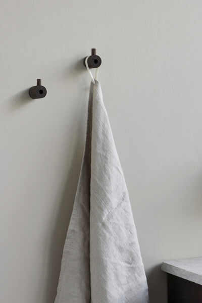 Wooden Wall Hook, Smoked Oak