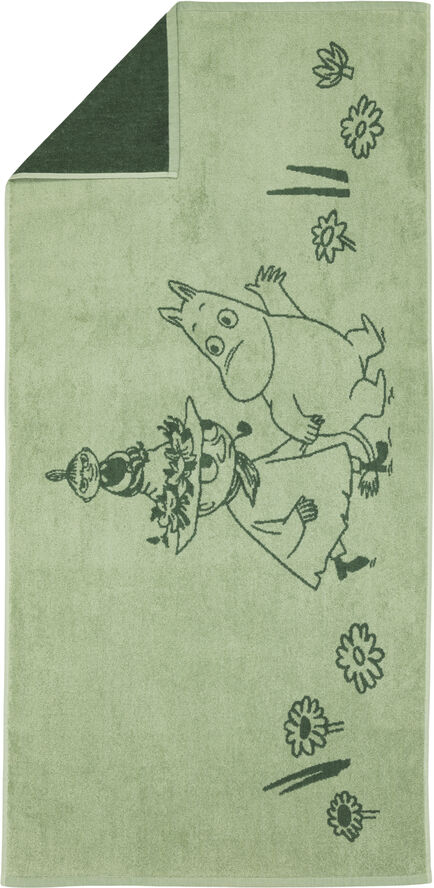 Moomin Arabia 70x140cm badehåndklæde Venner For Evigt GOTS