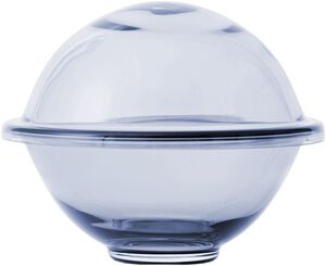 Chapeau large glass, blue