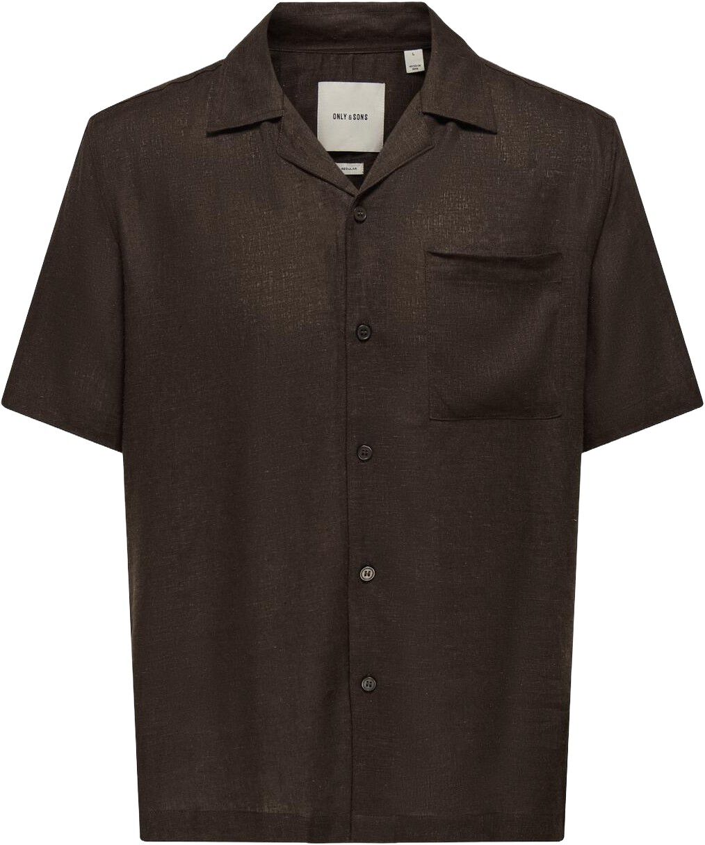 Onslaurence Linen Resort Collar Ss Noos