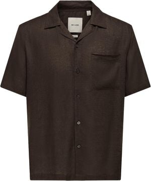 ONSLAURENCE LINEN RESORT COLLAR SS