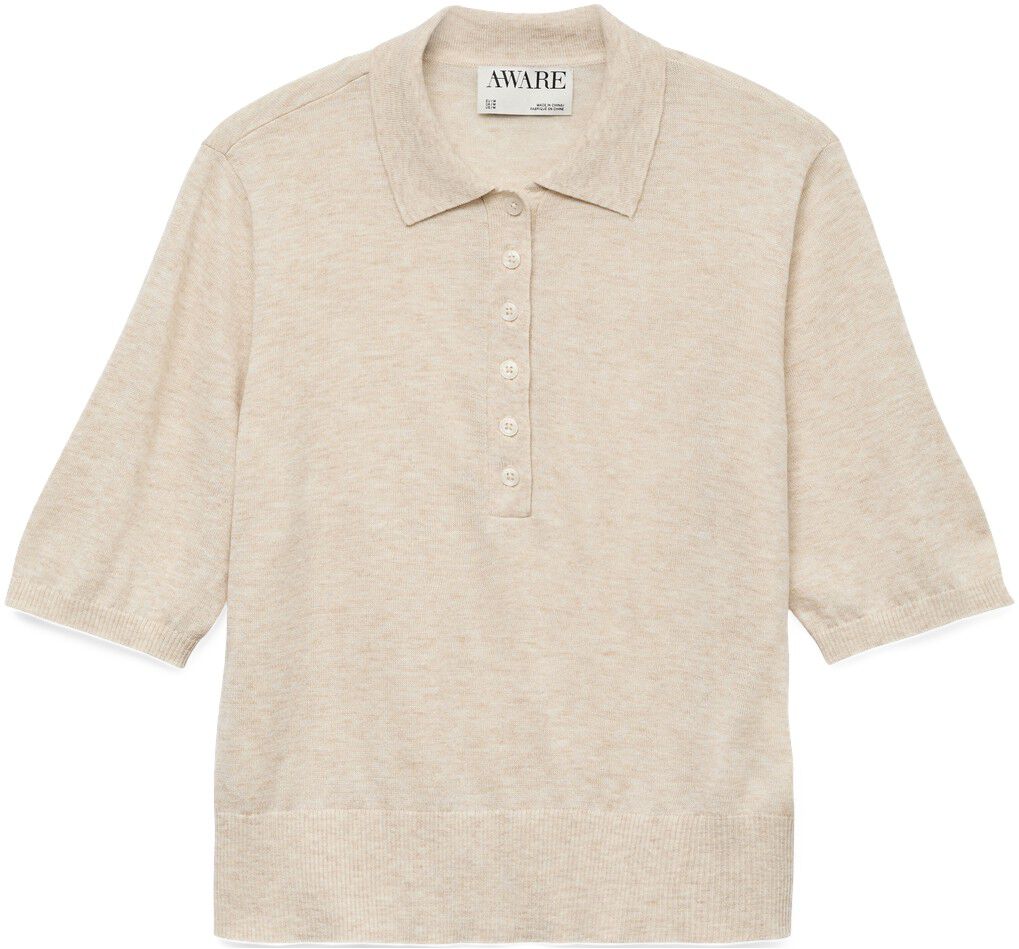 AWSIKITA SS O-NECK POLO KNIT