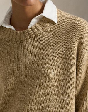 Logo Cotton Crewneck Sweater