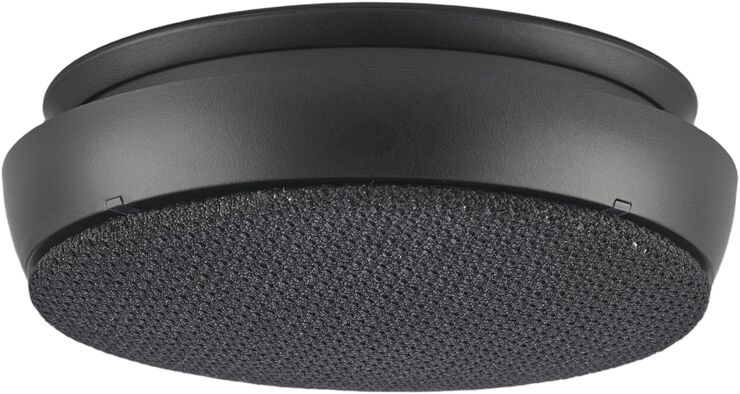 Røykvarsler optisk 10 cm Svart