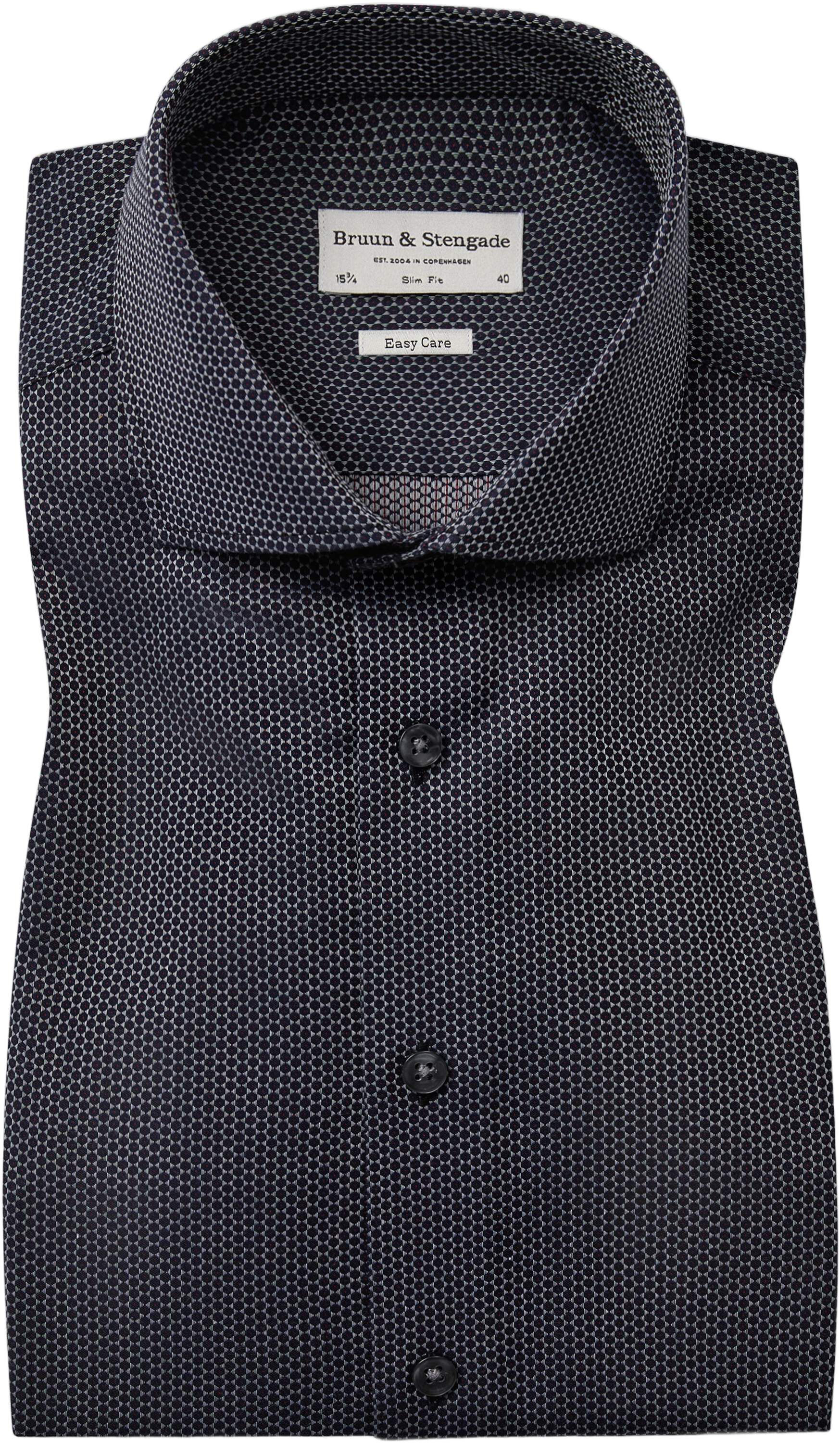 Bs Gray Slim Fit Shirt