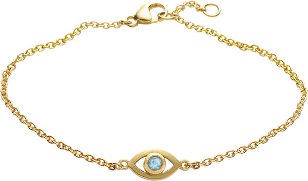 Blue Topaz Eye Bracelet