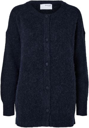 SLFSIA RAS LS KNIT LONG CARDIGAN NO