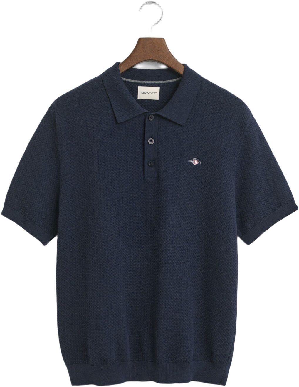 TEXTURED COTTON SS POLO
