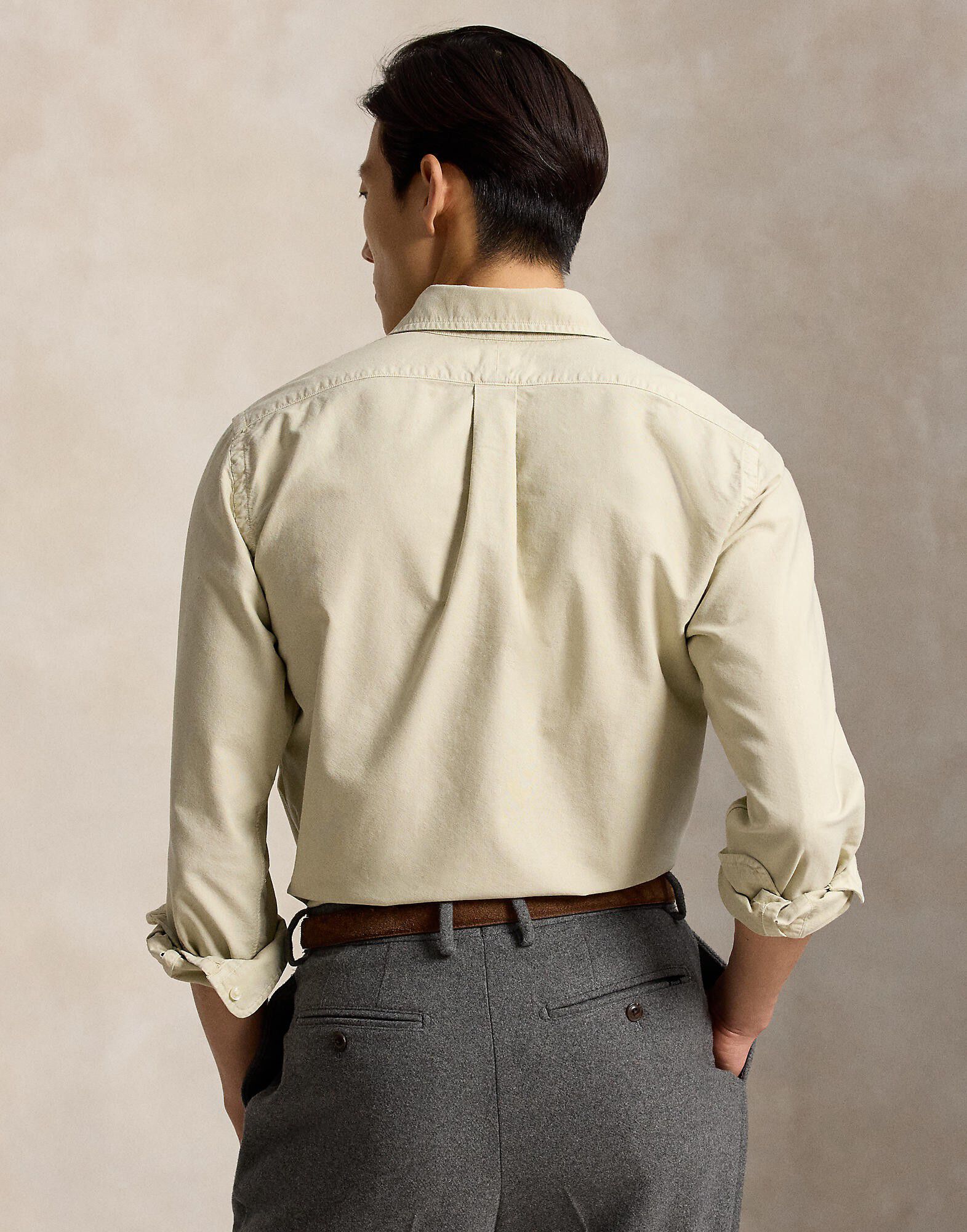 Custom Fit Garment-Dyed Oxford Shirt