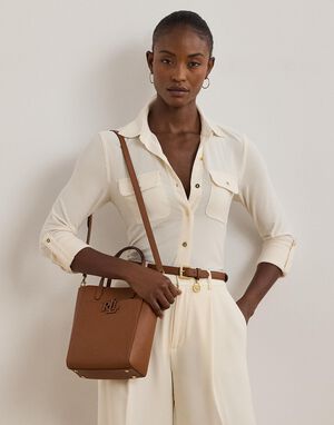 PEBBLED LEATHER-CMRYN SM SHP-TTE-SM