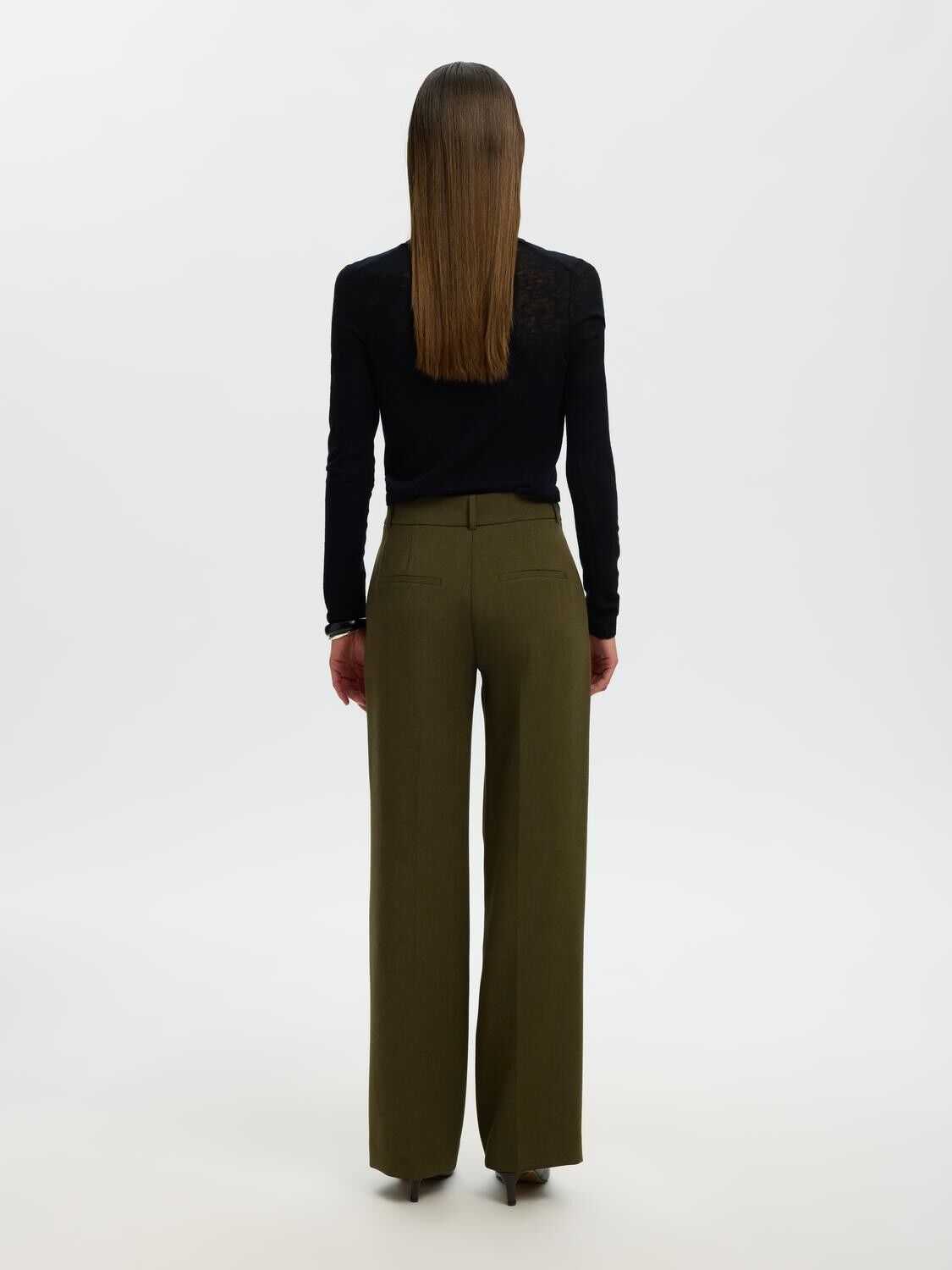Slwrita Mw Wide Pant Mel Noos