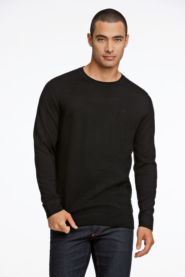 Merino strik med rund hals