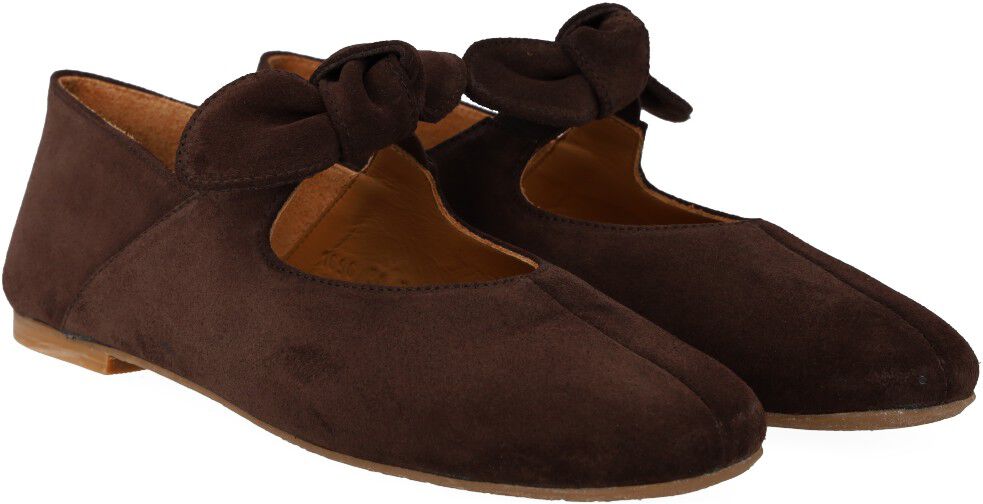 Ballerina med elastisk dekorativ sl&oslash;jfedetalje