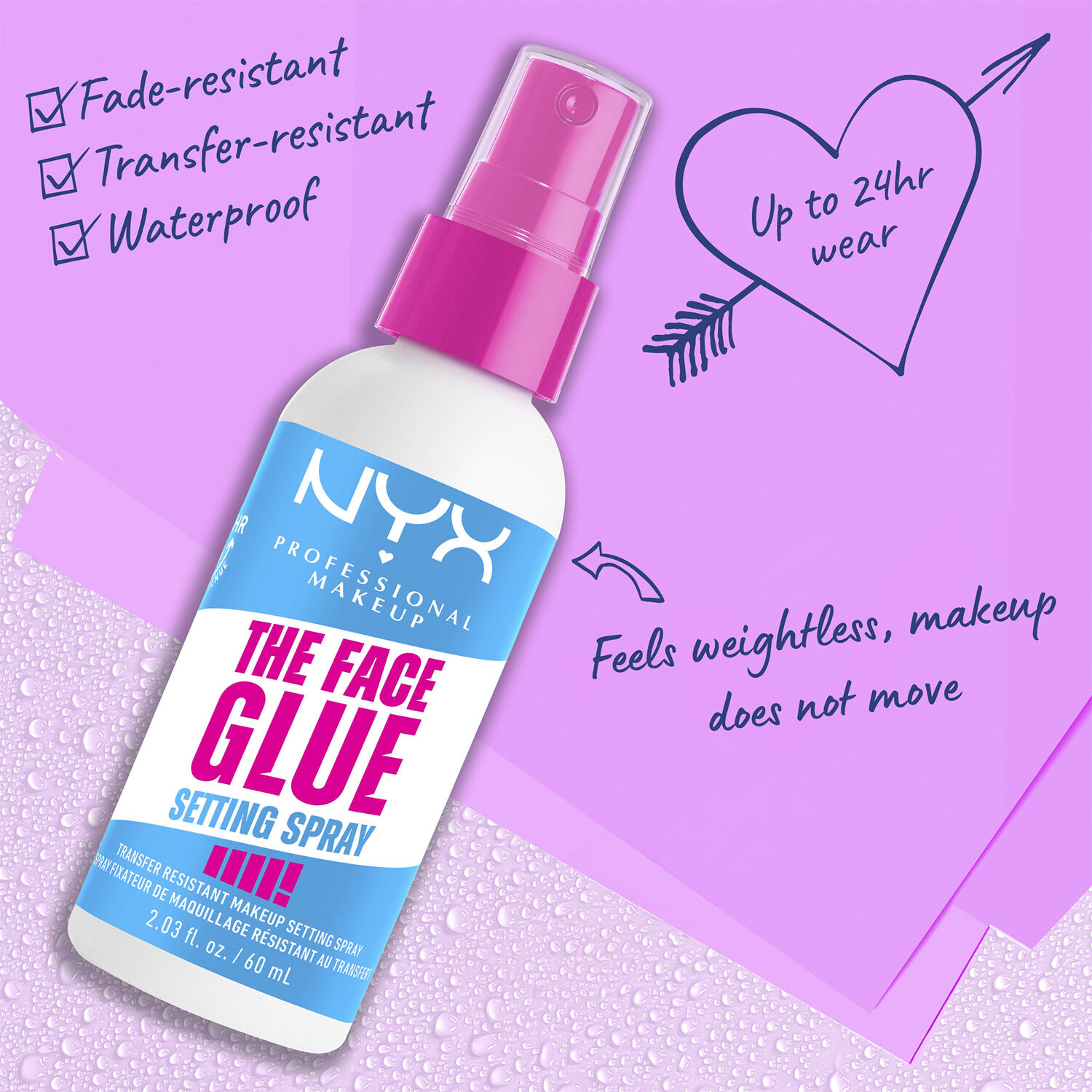 The Face Glue Setting Spray