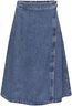 ONLTHEA WRAP MIDI SKIRT DNM CS DOT