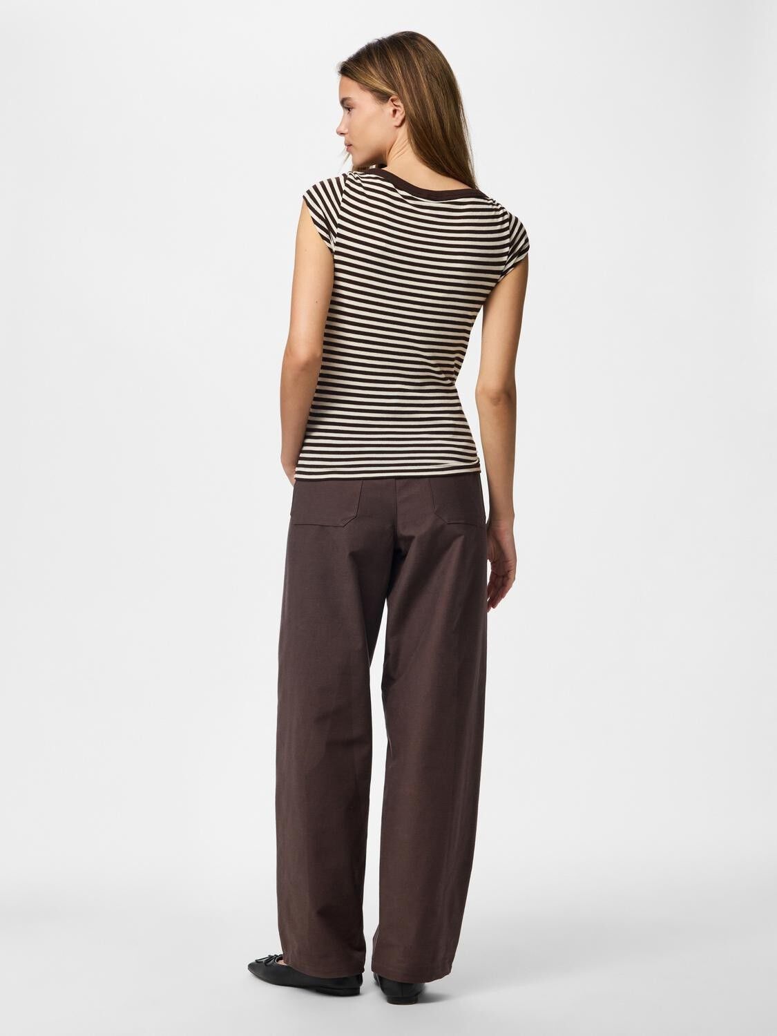 Pcsof C/S Boatneck Top Jrs Dm